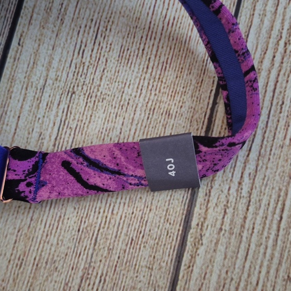 Cacique by Lane Bryant Microfiber Scoop Balconette Bra | Marble Purple | 40J - Picture 5 of 9